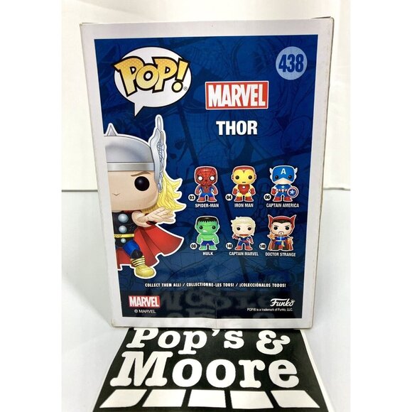 Funko Pop! Marvel: Thor 438 Exclusive Vaulted Figure W/Box damaged & Protector - Picture 4 of 16